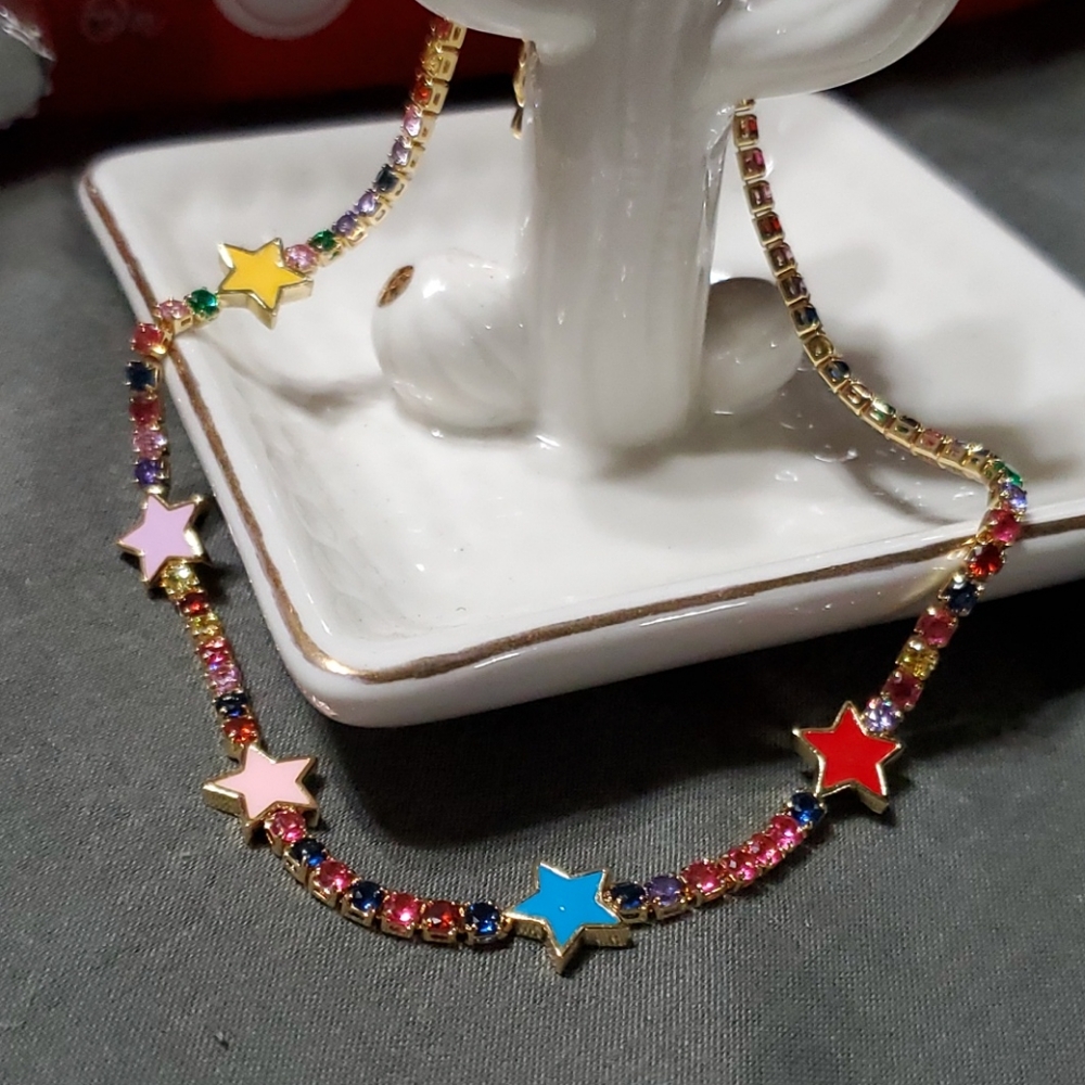 Two Multicolored Chokers - image 3